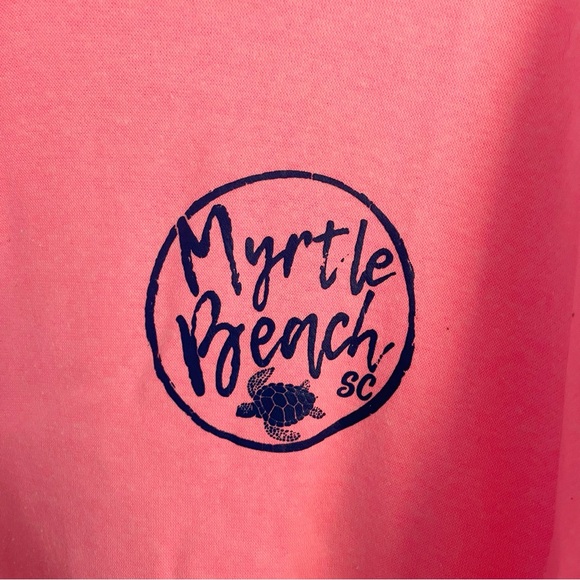 Small pink Myrtle Beach hoodie - Picture 3 of 4